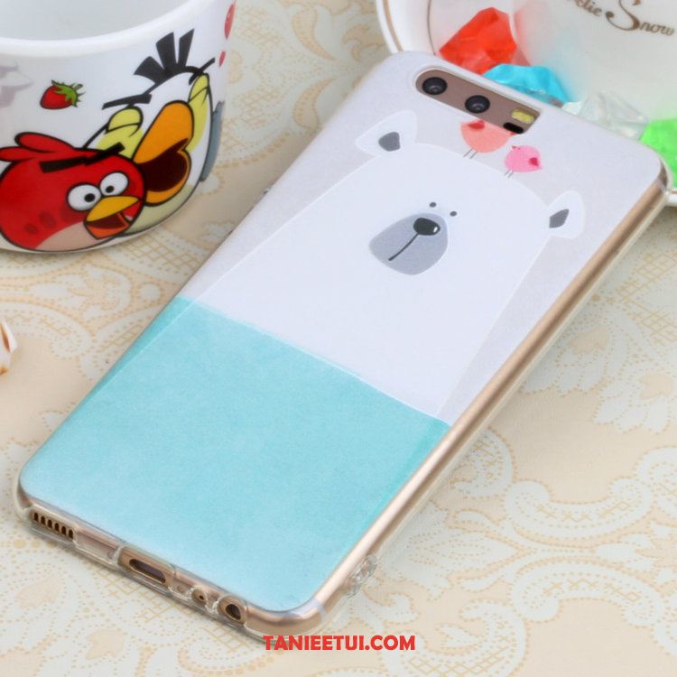 Etui Huawei P10 Niebieski Kreskówka Sztuka, Futerał Huawei P10 Kolor Zakochani Mały