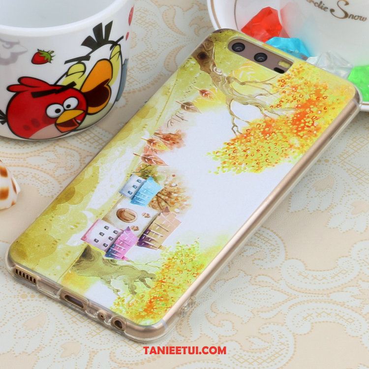 Etui Huawei P10 Niebieski Kreskówka Sztuka, Futerał Huawei P10 Kolor Zakochani Mały