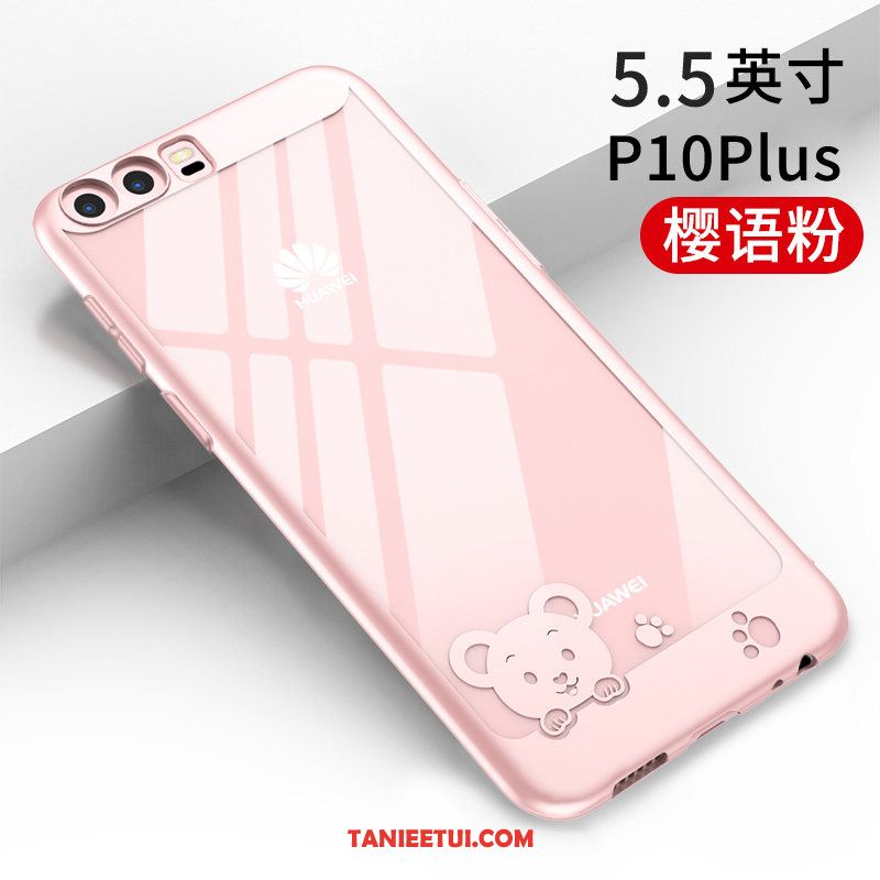 Etui Huawei P10 Plus All Inclusive Anti-fall Przezroczysty, Pokrowce Huawei P10 Plus Miękki Ochraniacz Czerwony