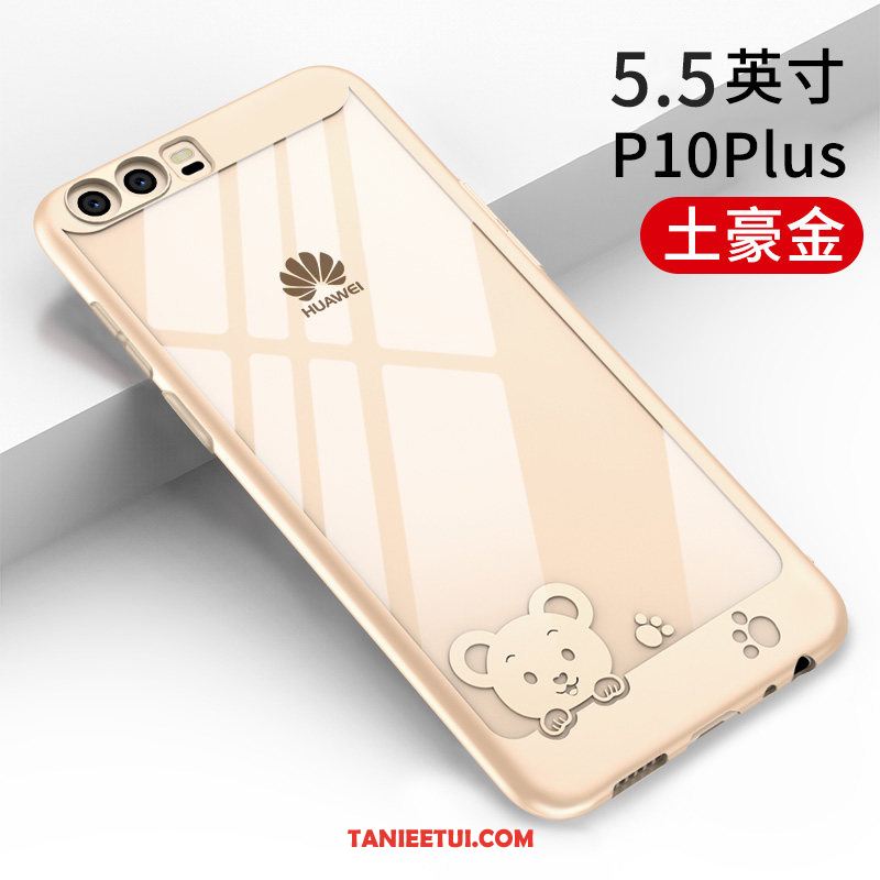 Etui Huawei P10 Plus All Inclusive Anti-fall Przezroczysty, Pokrowce Huawei P10 Plus Miękki Ochraniacz Czerwony