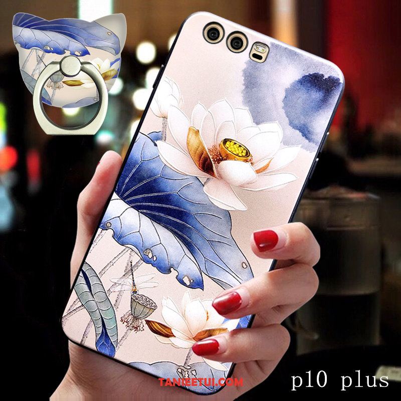 Etui Huawei P10 Plus Cienkie Nubuku Miękki, Obudowa Huawei P10 Plus Ochraniacz All Inclusive Wspornik