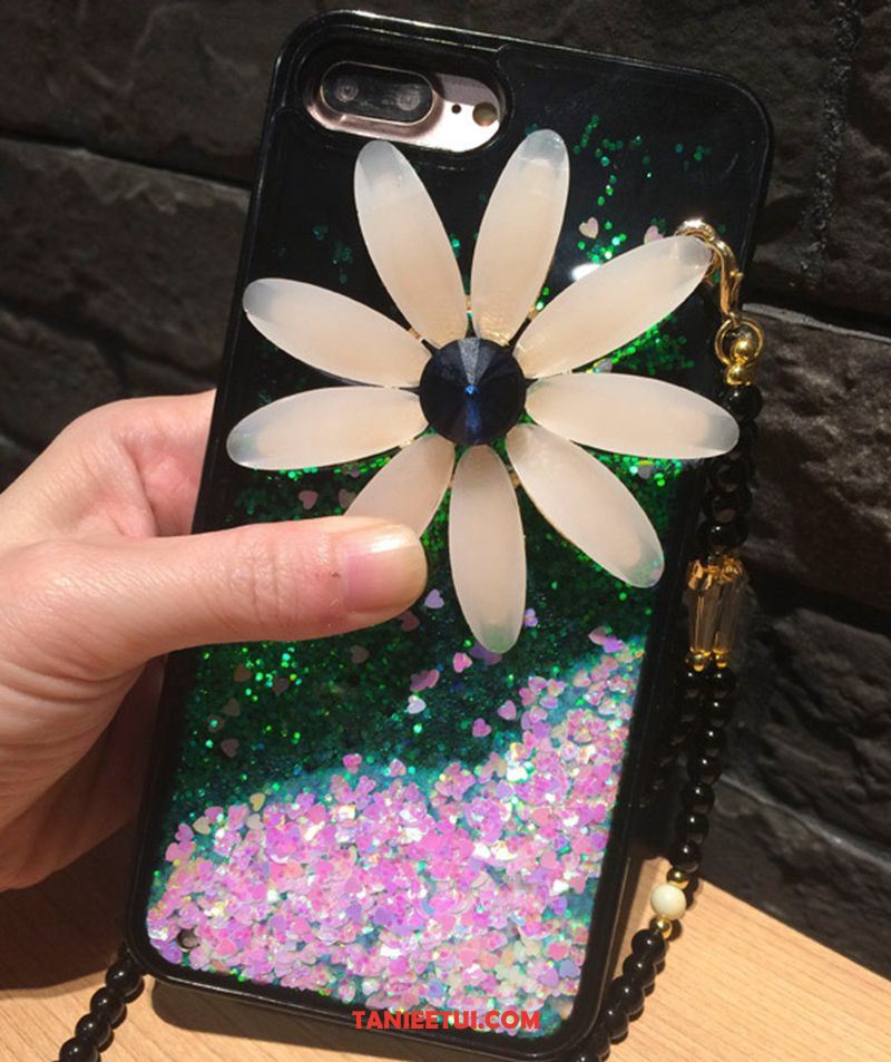 Etui Huawei P10 Plus Różowe Wiszące Ozdoby Quicksand, Obudowa Huawei P10 Plus Rhinestone Telefon Komórkowy All Inclusive