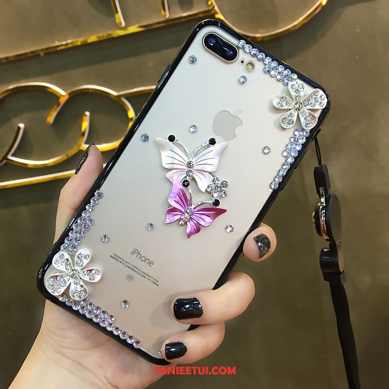 Etui Huawei P10 Plus Wiszące Ozdoby Telefon Komórkowy Nubuku, Pokrowce Huawei P10 Plus Miękki All Inclusive Rhinestone