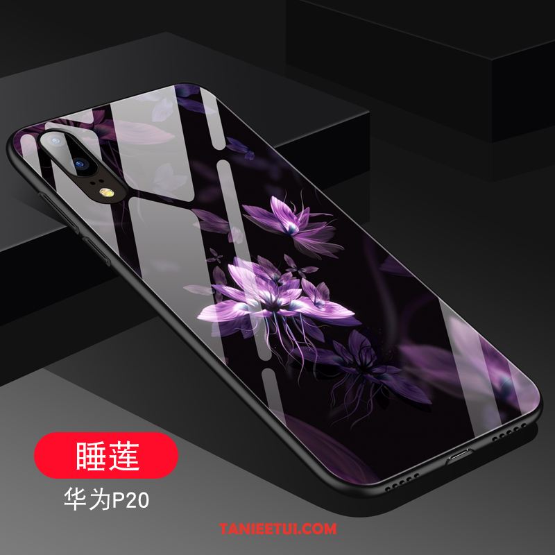 Etui Huawei P20 All Inclusive Filmy Telefon Komórkowy, Pokrowce Huawei P20 Szkło Hartowane Czerwony Trudno