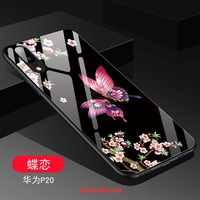 Etui Huawei P20 All Inclusive Filmy Telefon Komórkowy, Pokrowce Huawei P20 Szkło Hartowane Czerwony Trudno