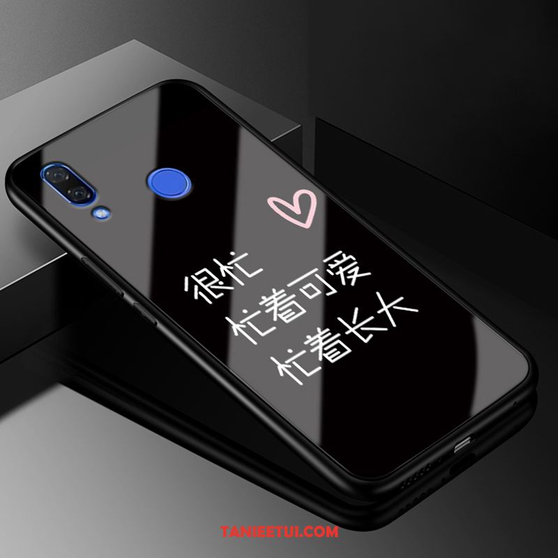 Etui Huawei P20 Lite Czerwony Netto Szkło Telefon Komórkowy, Pokrowce Huawei P20 Lite Anti-fall Moda All Inclusive