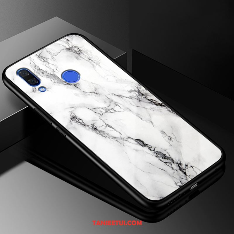 Etui Huawei P20 Lite Czerwony Netto Szkło Telefon Komórkowy, Pokrowce Huawei P20 Lite Anti-fall Moda All Inclusive