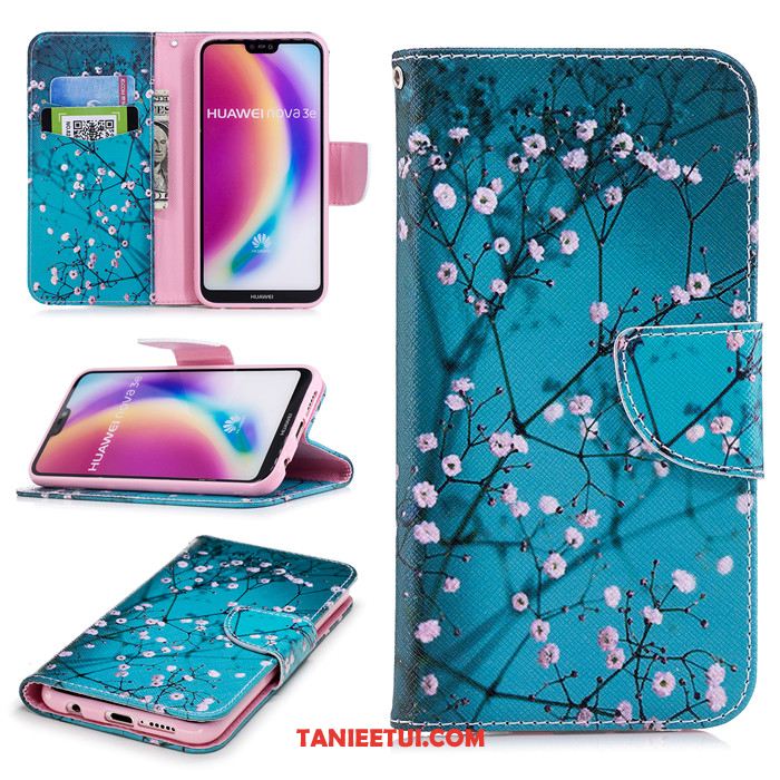 Etui Huawei P20 Lite Kolor Skórzany Futerał Telefon Komórkowy, Pokrowce Huawei P20 Lite Klapa Anti-fall Ochraniacz