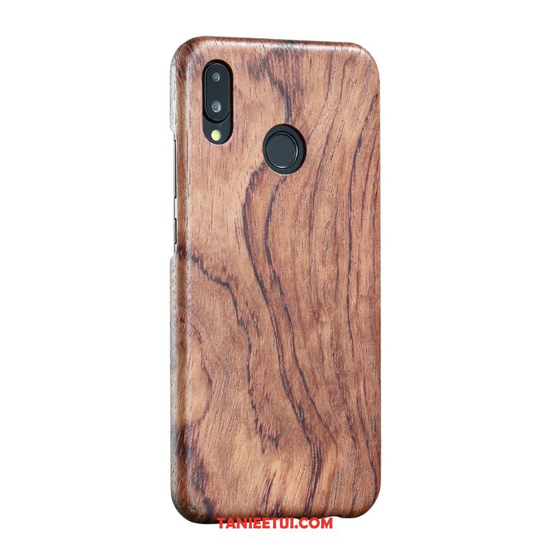 Etui Huawei P20 Lite Ochraniacz Drewniany Drewno, Obudowa Huawei P20 Lite Telefon Komórkowy Cienkie Poczuj Braun