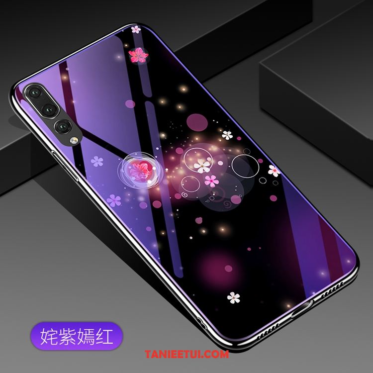 Etui Huawei P20 Niebieski Szkło Filmy, Obudowa Huawei P20 Szkło Hartowane Telefon Komórkowy