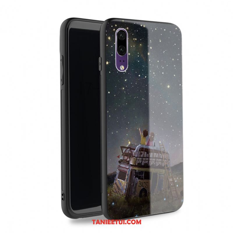 Etui Huawei P20 Osobowość Moda Szkło, Pokrowce Huawei P20 Telefon Komórkowy All Inclusive Anti-fall