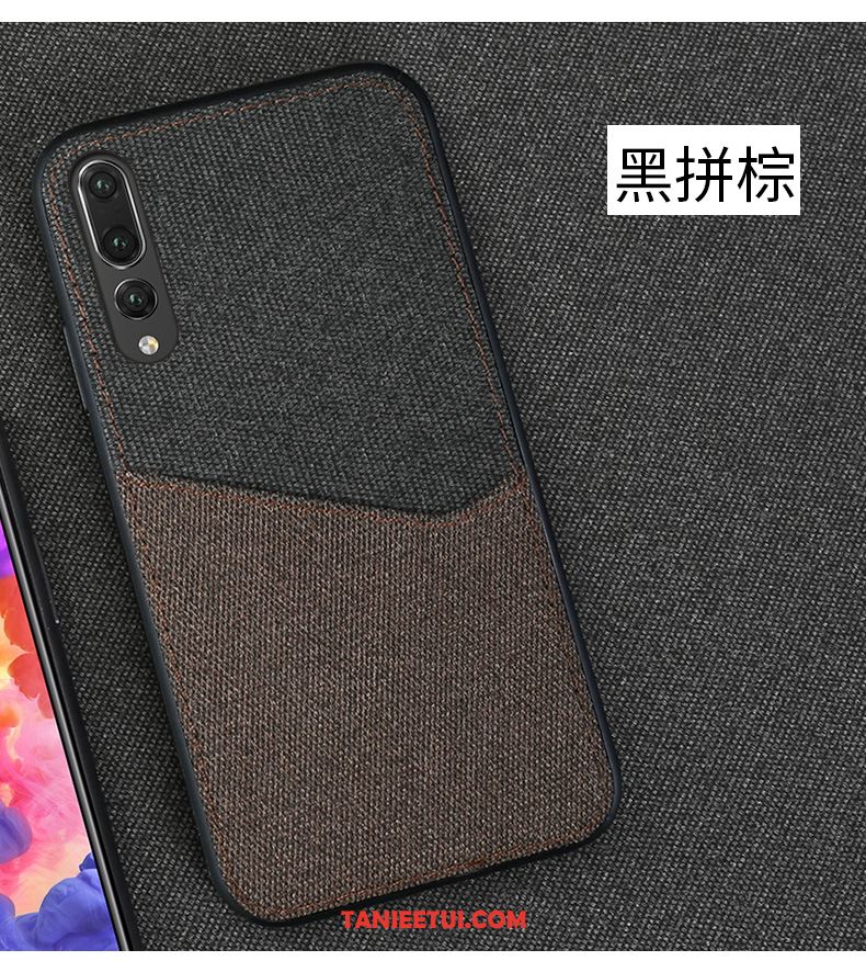 Etui Huawei P20 Pro All Inclusive Telefon Komórkowy Modna Marka, Pokrowce Huawei P20 Pro Magnetyzm Czarny Karta