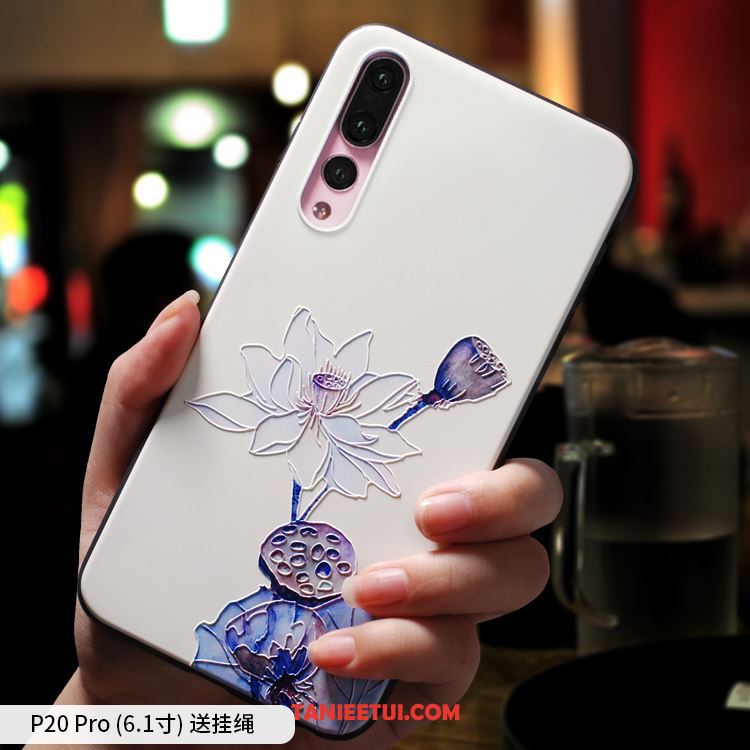 Etui Huawei P20 Pro Anti-fall Telefon Komórkowy Miękki, Pokrowce Huawei P20 Pro Silikonowe Beige