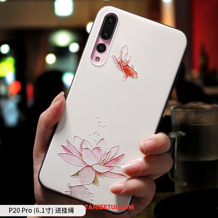 Etui Huawei P20 Pro Anti-fall Telefon Komórkowy Miękki, Pokrowce Huawei P20 Pro Silikonowe Beige