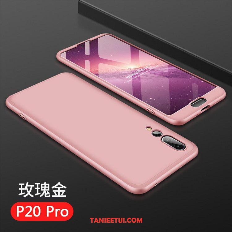 Etui Huawei P20 Pro Filmy Różowe Złoto Wspornik, Pokrowce Huawei P20 Pro Anti-fall Cienka Nubuku