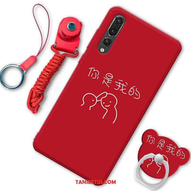 Etui Huawei P20 Pro Telefon Komórkowy Silikonowe Miękki, Futerał Huawei P20 Pro Kreskówka Czerwony