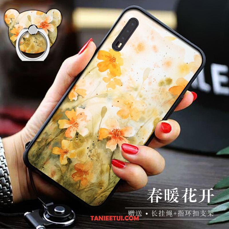 Etui Huawei P20 Pro Wiszące Ozdoby Telefon Komórkowy Kreatywne, Futerał Huawei P20 Pro Ring Niebieski Miękki