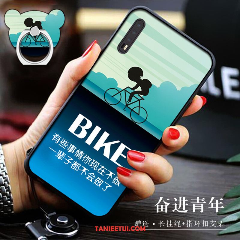 Etui Huawei P20 Pro Wiszące Ozdoby Telefon Komórkowy Kreatywne, Futerał Huawei P20 Pro Ring Niebieski Miękki