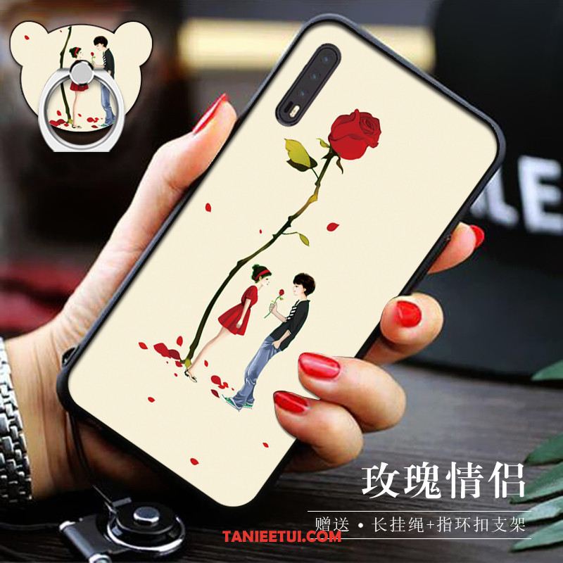 Etui Huawei P20 Pro Wiszące Ozdoby Telefon Komórkowy Kreatywne, Futerał Huawei P20 Pro Ring Niebieski Miękki