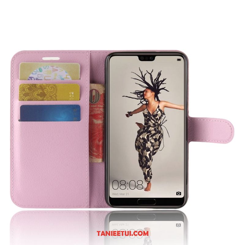 Etui Huawei P20 Telefon Komórkowy Klapa Ochraniacz, Obudowa Huawei P20 Skórzany Futerał Braun