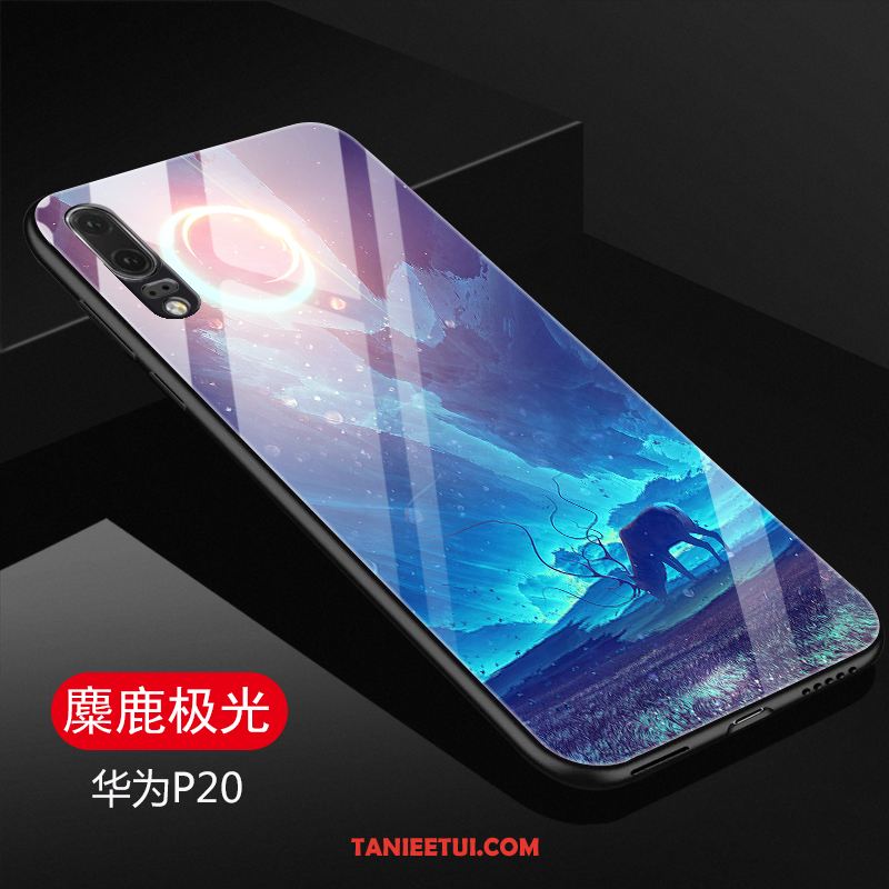 Etui Huawei P20 Telefon Komórkowy Tendencja Kreatywne, Futerał Huawei P20 Anti-fall Purpurowy Szkło