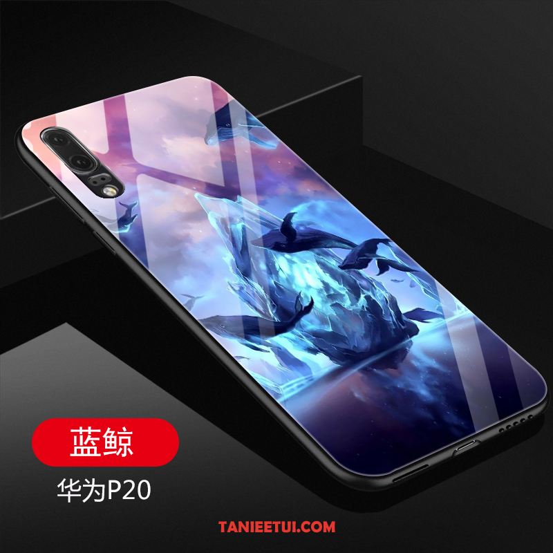 Etui Huawei P20 Telefon Komórkowy Tendencja Kreatywne, Futerał Huawei P20 Anti-fall Purpurowy Szkło