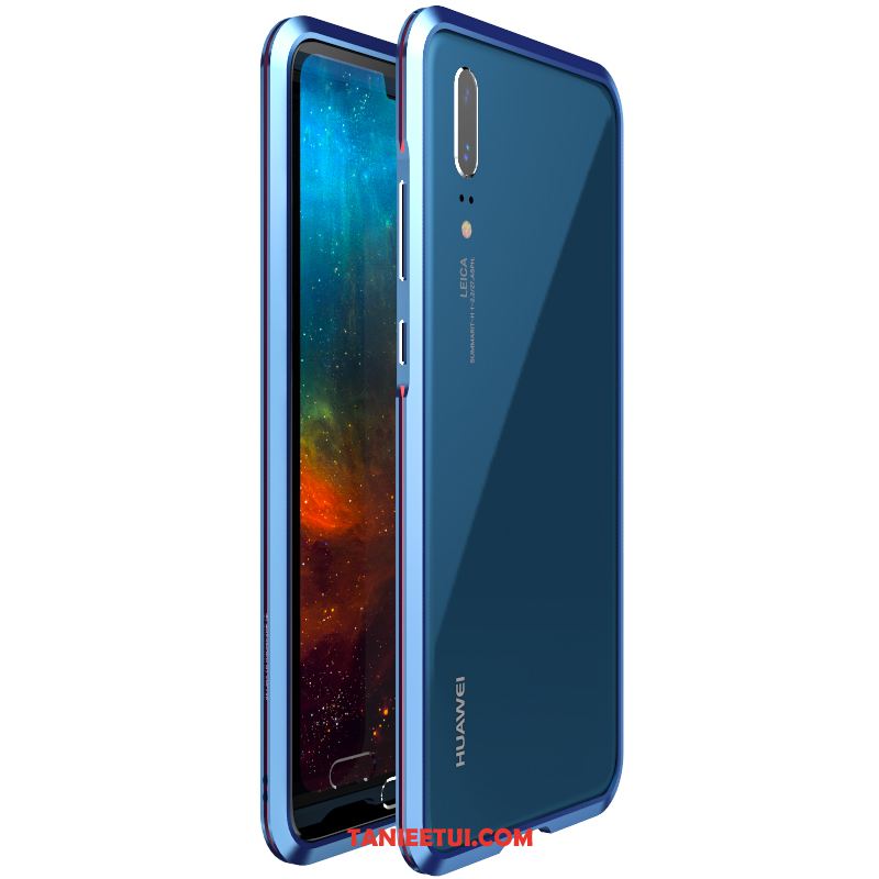 Etui Huawei P20 Tylna Pokrywa Telefon Komórkowy Niebieski, Pokrowce Huawei P20 Metal Proste Jasny