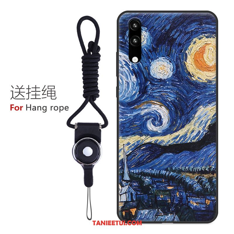 Etui Huawei P20 Wysoki Koniec Niebieski Anti-fall, Obudowa Huawei P20 Telefon Komórkowy All Inclusive Relief