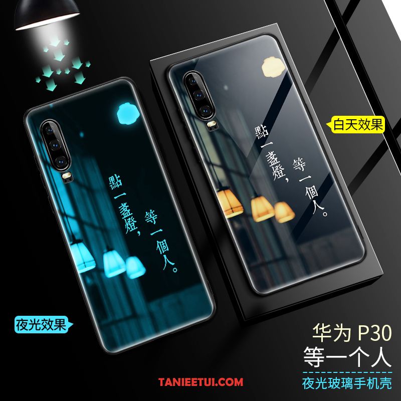 Etui Huawei P30 All Inclusive Szkło Telefon Komórkowy, Pokrowce Huawei P30 Czerwony Netto Silikonowe Anti-fall