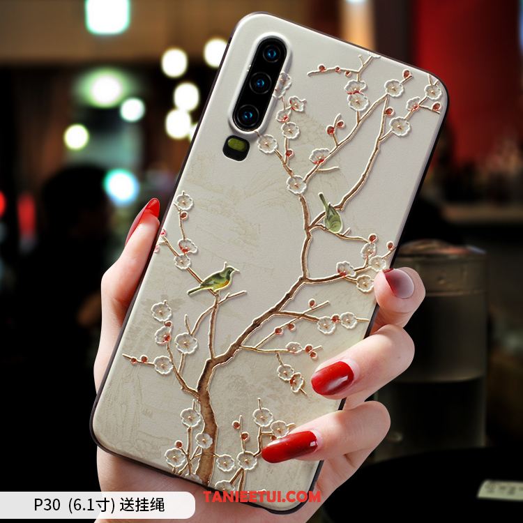 Etui Huawei P30 All Inclusive Wiszące Ozdoby Chiński Styl, Futerał Huawei P30 Anti-fall Kreatywne Tendencja