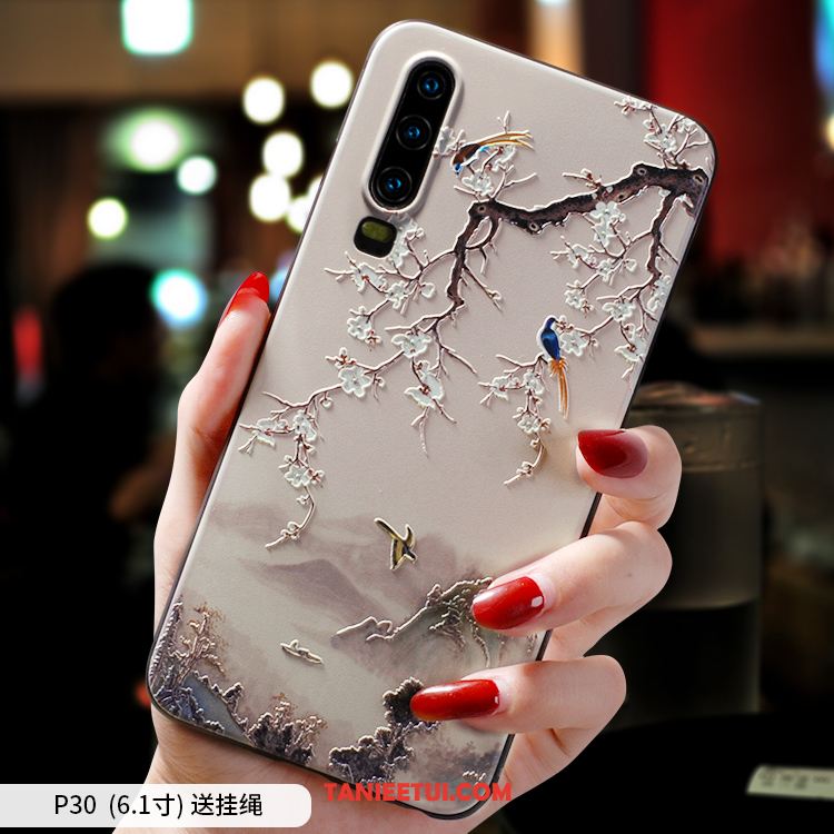 Etui Huawei P30 All Inclusive Wiszące Ozdoby Chiński Styl, Futerał Huawei P30 Anti-fall Kreatywne Tendencja