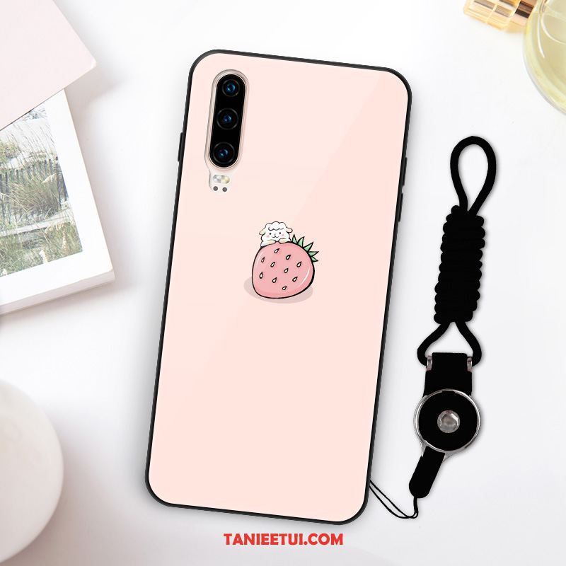 Etui Huawei P30 Anti-fall Piękny Telefon Komórkowy, Obudowa Huawei P30 Silikonowe Siatkowe Czerwony