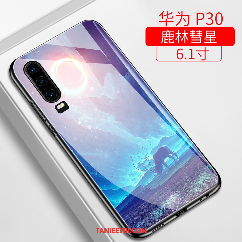 Etui Huawei P30 Cienkie Purpurowy Telefon Komórkowy, Pokrowce Huawei P30 All Inclusive Modna Marka Silikonowe