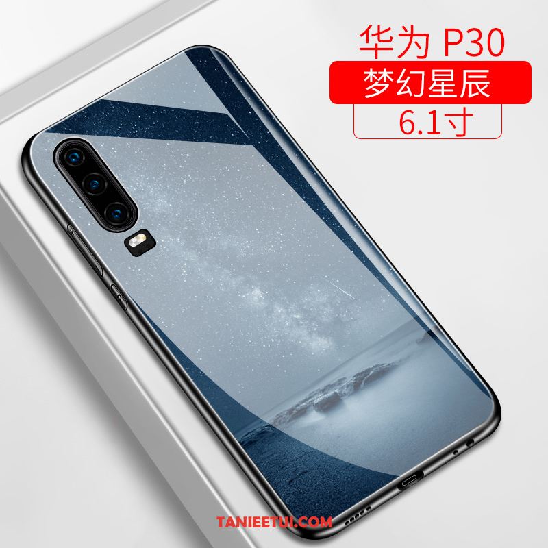 Etui Huawei P30 Cienkie Purpurowy Telefon Komórkowy, Pokrowce Huawei P30 All Inclusive Modna Marka Silikonowe