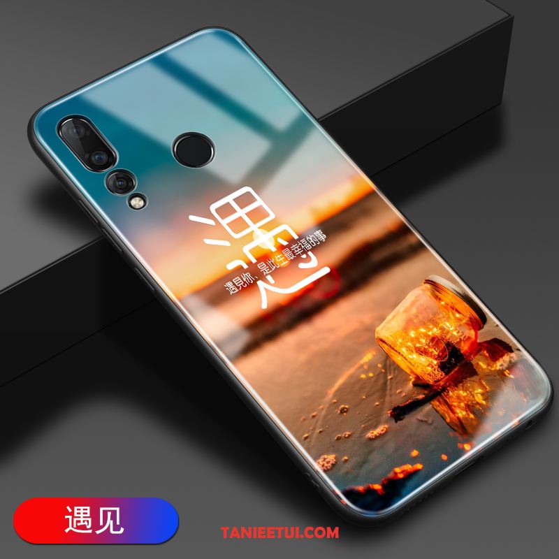 Etui Huawei P30 Lite Miękki All Inclusive Telefon Komórkowy, Pokrowce Huawei P30 Lite Ochraniacz Czarny Lustro