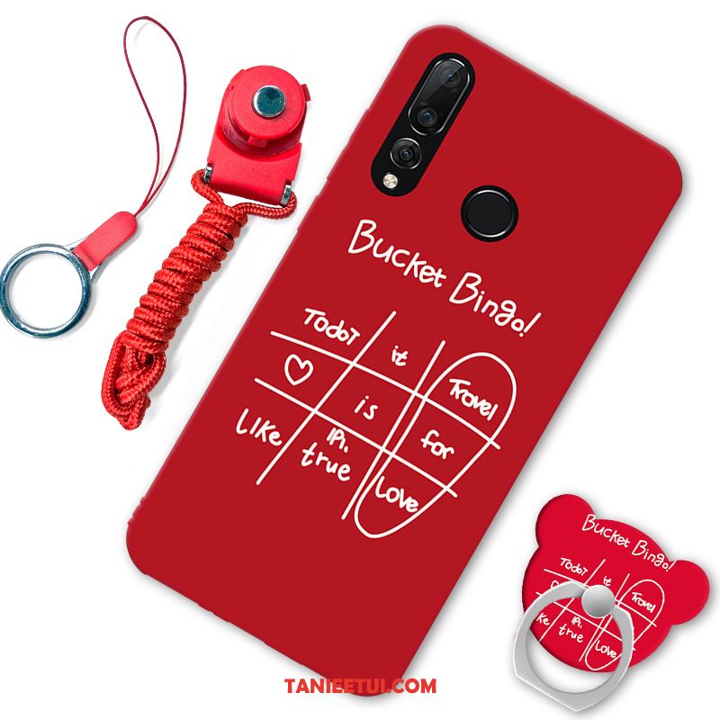 Etui Huawei P30 Lite Moda Czarny Ring, Futerał Huawei P30 Lite Telefon Komórkowy Ochraniacz All Inclusive