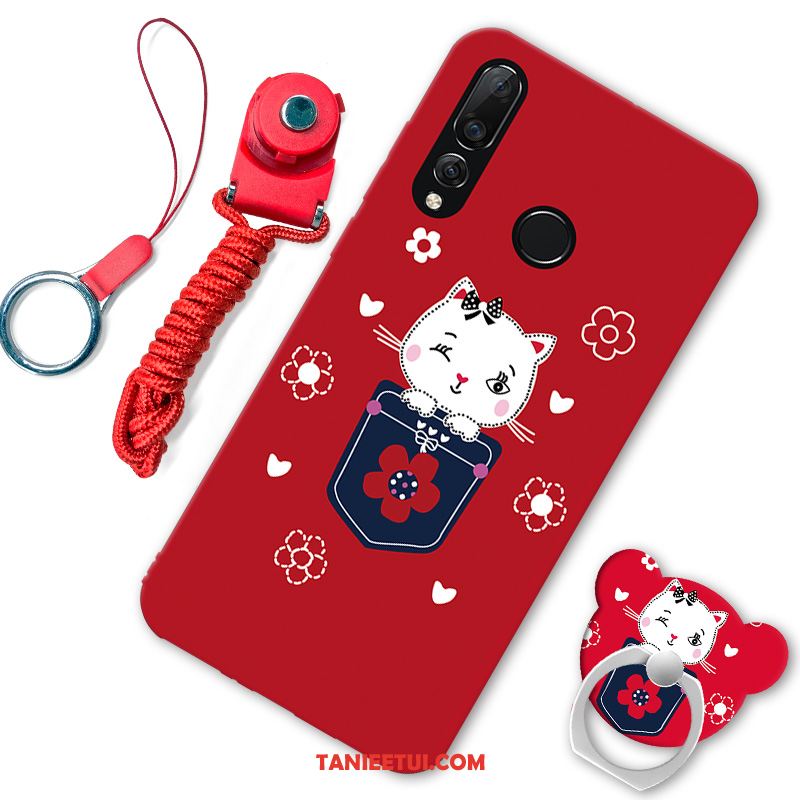 Etui Huawei P30 Lite Moda Czarny Ring, Futerał Huawei P30 Lite Telefon Komórkowy Ochraniacz All Inclusive