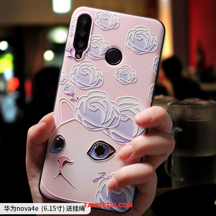 Etui Huawei P30 Lite Modna Marka All Inclusive Kreskówka, Futerał Huawei P30 Lite Zielony Piękny Wiszące Ozdoby