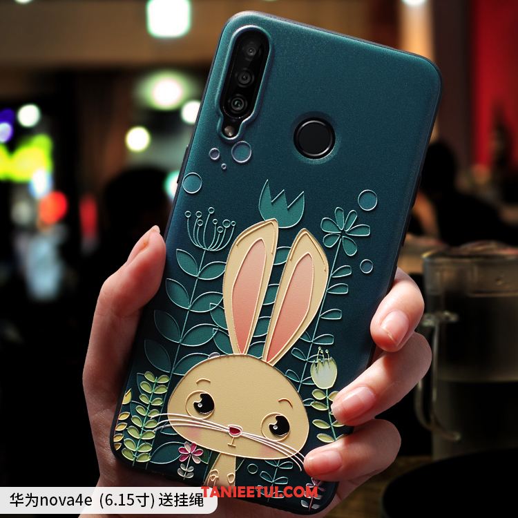 Etui Huawei P30 Lite Modna Marka All Inclusive Kreskówka, Futerał Huawei P30 Lite Zielony Piękny Wiszące Ozdoby