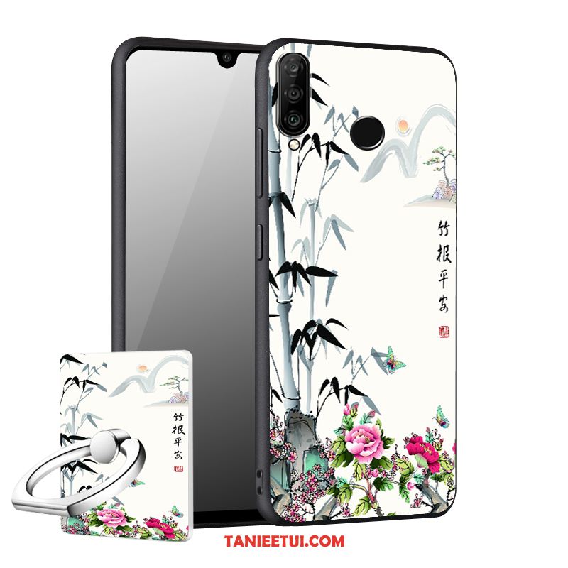 Etui Huawei P30 Lite Nubuku Ochraniacz Niebieski, Futerał Huawei P30 Lite Anti-fall Telefon Komórkowy Miękki