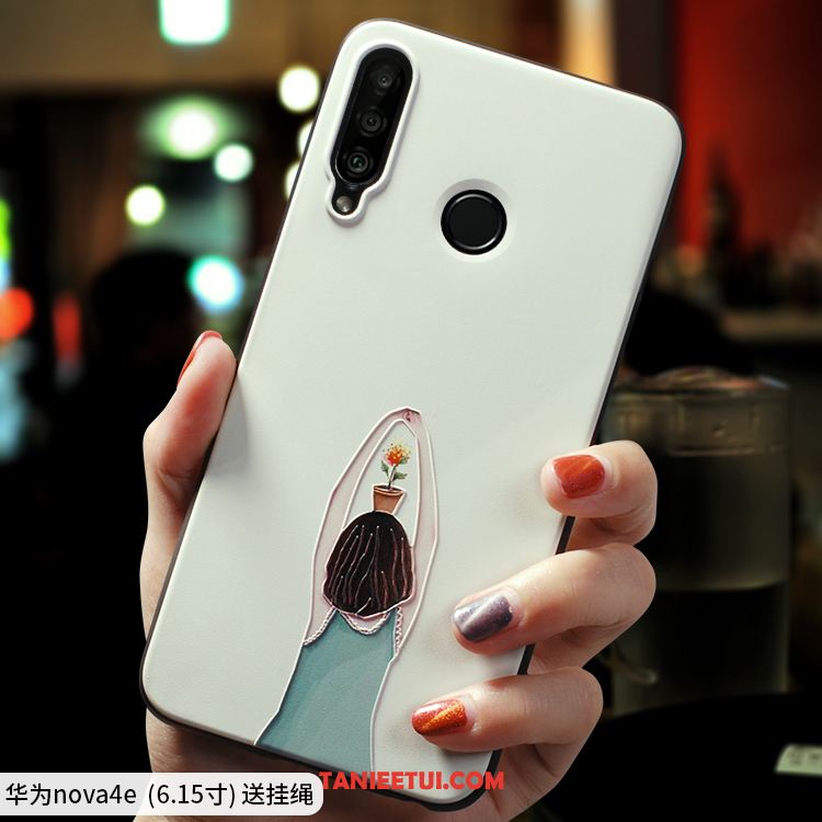 Etui Huawei P30 Lite Osobowość Biały Nowy, Pokrowce Huawei P30 Lite All Inclusive Proste Anti-fall