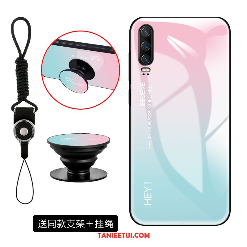 Etui Huawei P30 Lustro Moda Miękki, Obudowa Huawei P30 Telefon Komórkowy Anti-fall Czerwony Netto