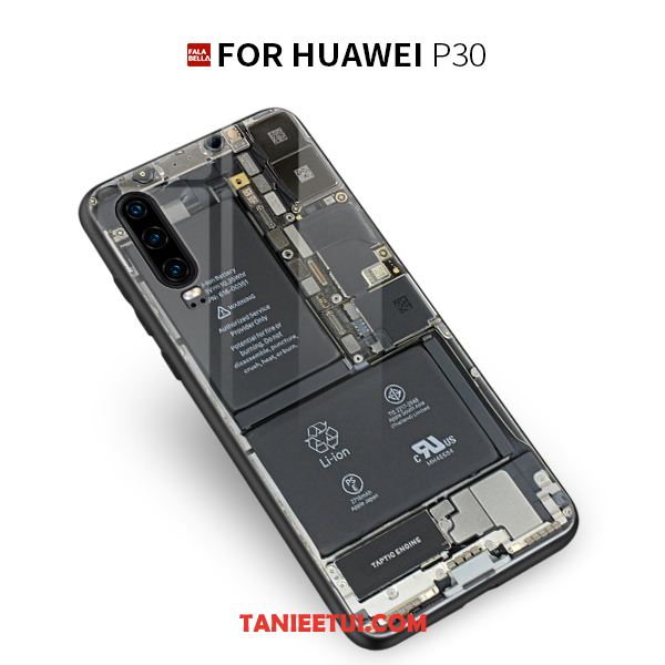 Etui Huawei P30 Nowy Modna Marka Silikonowe, Futerał Huawei P30 Czerwony Osobowość Ochraniacz