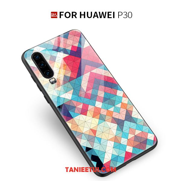 Etui Huawei P30 Nowy Modna Marka Silikonowe, Futerał Huawei P30 Czerwony Osobowość Ochraniacz