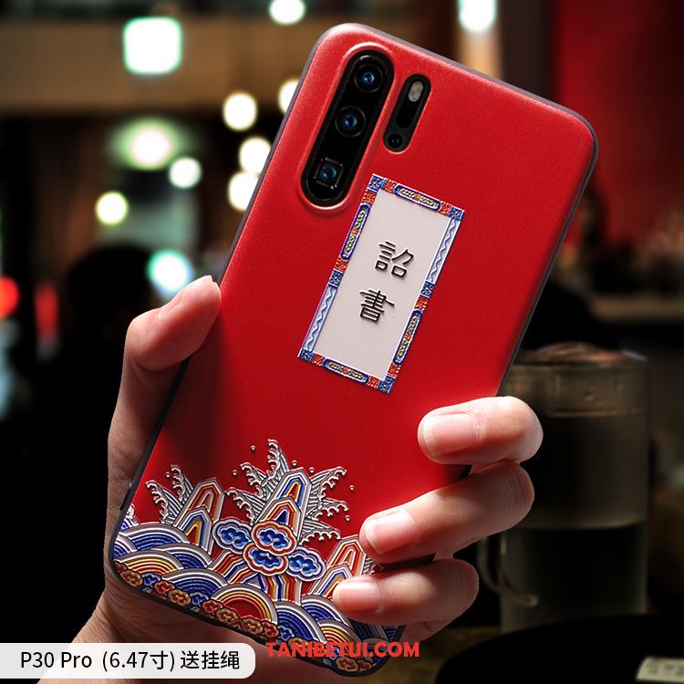 Etui Huawei P30 Pro All Inclusive Różowe Zakochani, Obudowa Huawei P30 Pro Wiszące Ozdoby Silikonowe Nowy