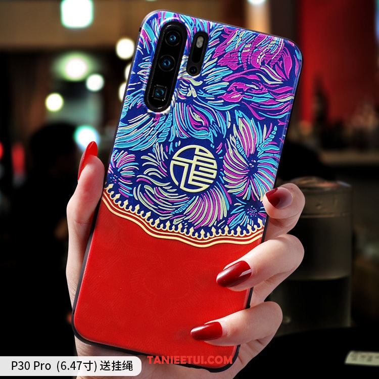 Etui Huawei P30 Pro Chiński Styl Ochraniacz Anti-fall, Futerał Huawei P30 Pro Modna Marka Miękki Wiszące Ozdoby