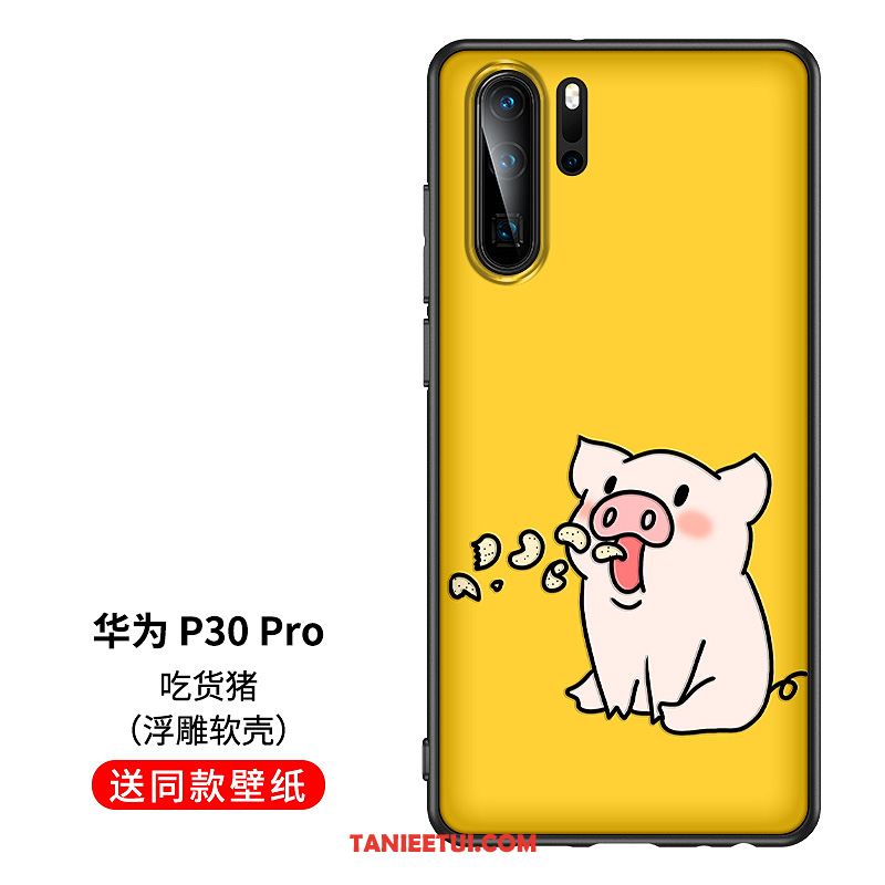 Etui Huawei P30 Pro Cienka Anti-fall Miękki, Obudowa Huawei P30 Pro Zakochani Kreskówka Ochraniacz