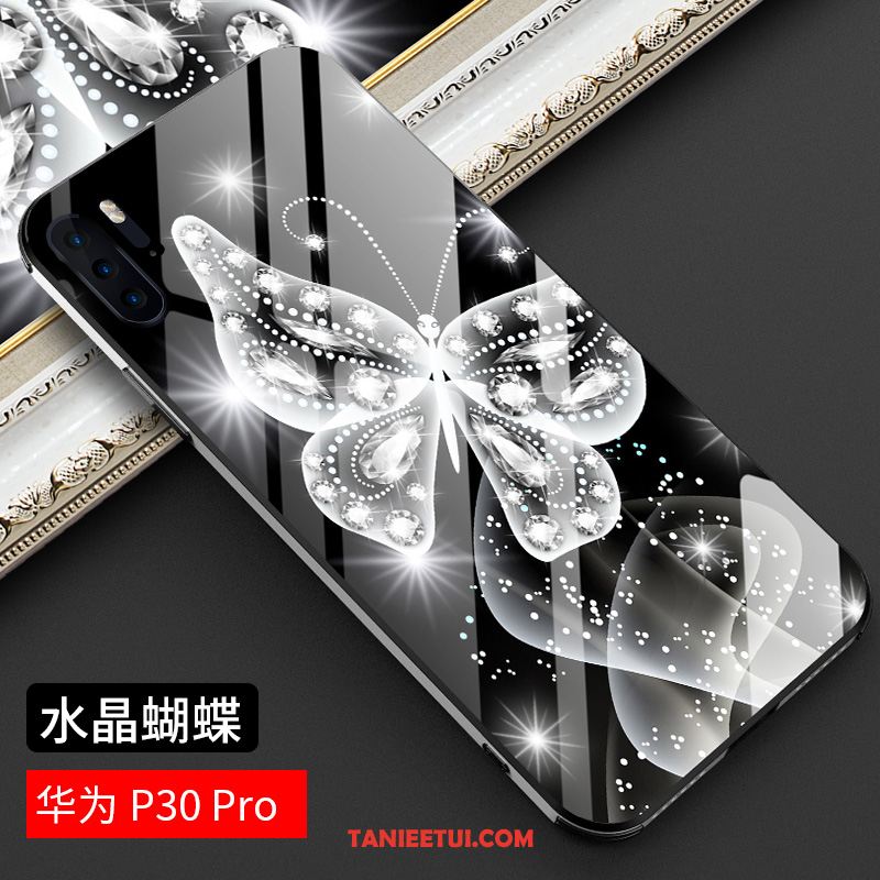 Etui Huawei P30 Pro Czerwony Netto Lustro Anti-fall, Pokrowce Huawei P30 Pro Gwiazda Niebieski Ochraniacz