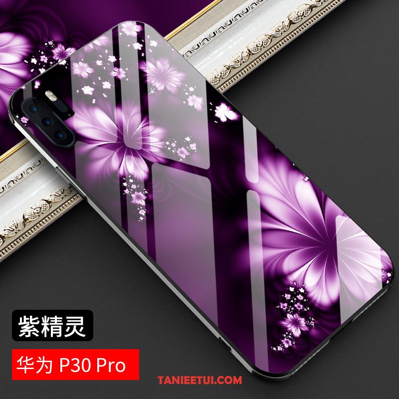 Etui Huawei P30 Pro Czerwony Netto Lustro Anti-fall, Pokrowce Huawei P30 Pro Gwiazda Niebieski Ochraniacz