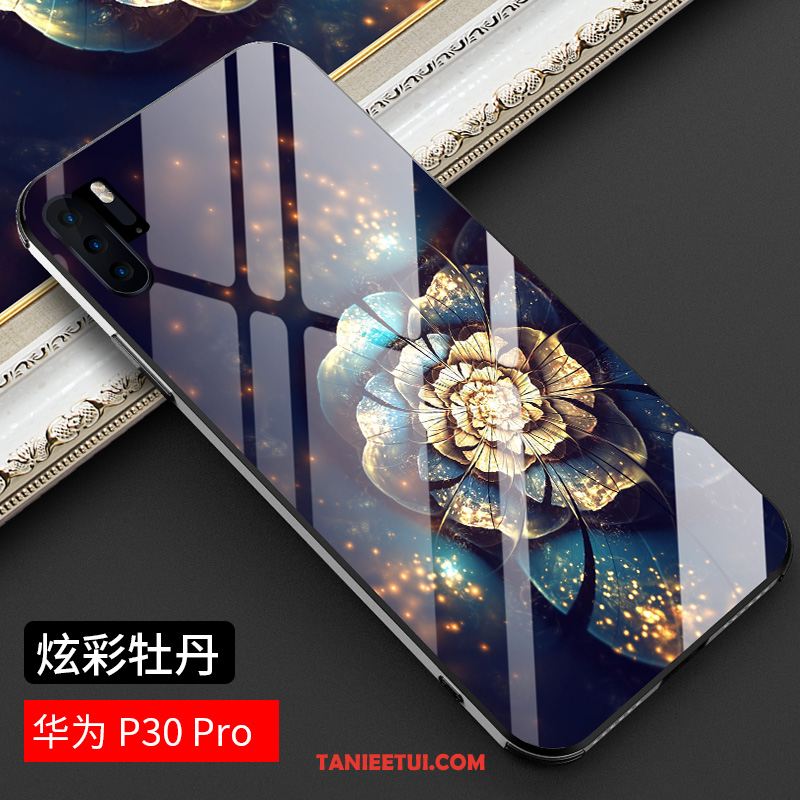 Etui Huawei P30 Pro Czerwony Netto Lustro Anti-fall, Pokrowce Huawei P30 Pro Gwiazda Niebieski Ochraniacz